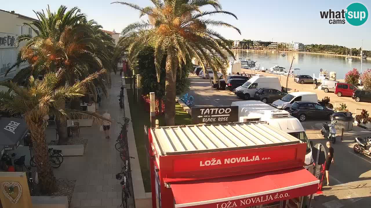 Webcam live Novalja – Obala Petra Krešimira IV