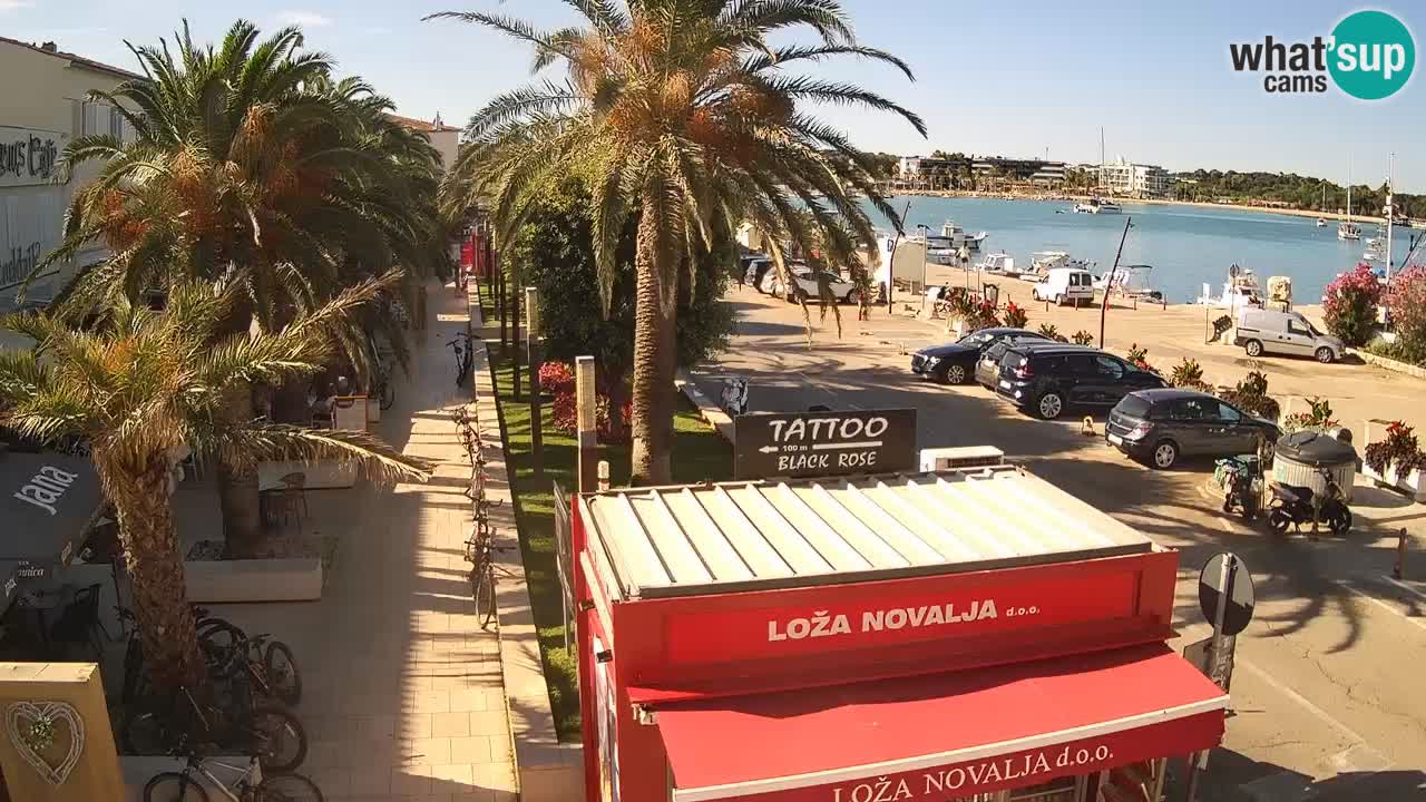 Live cam Novalja – Obala Petra Krešimira IV