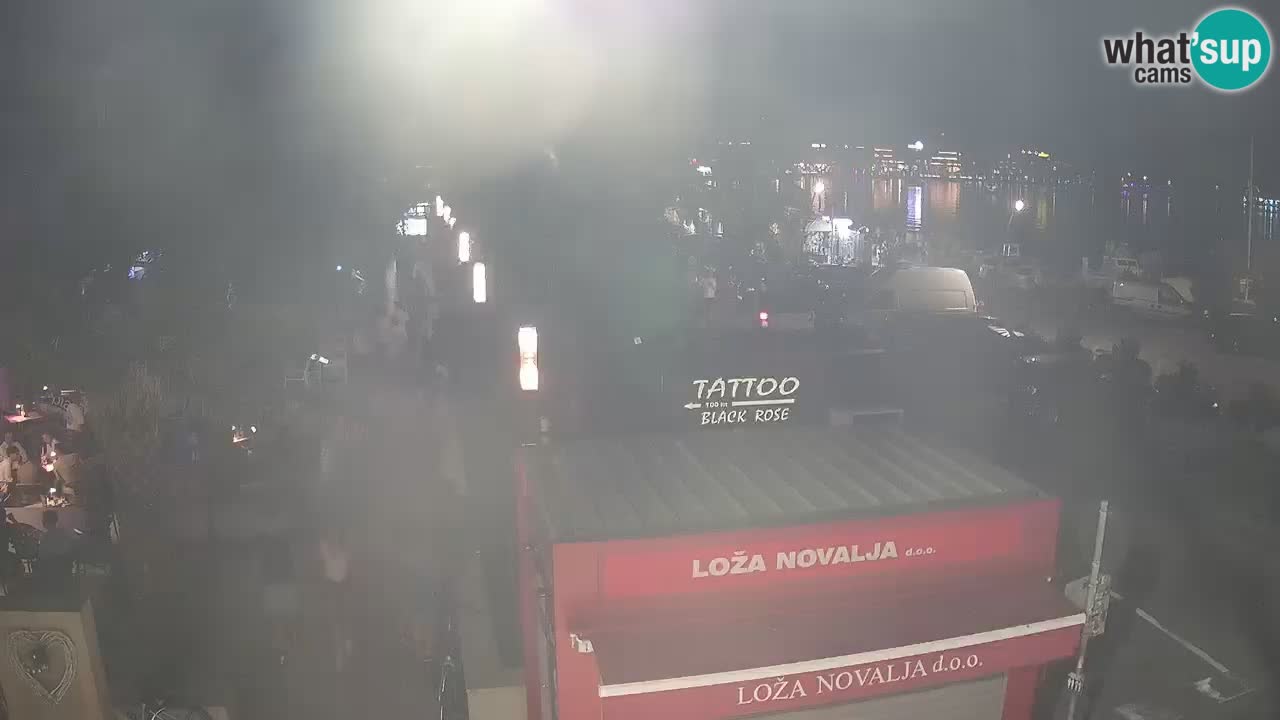 Live cam Novalja – Obala Petra Krešimira IV
