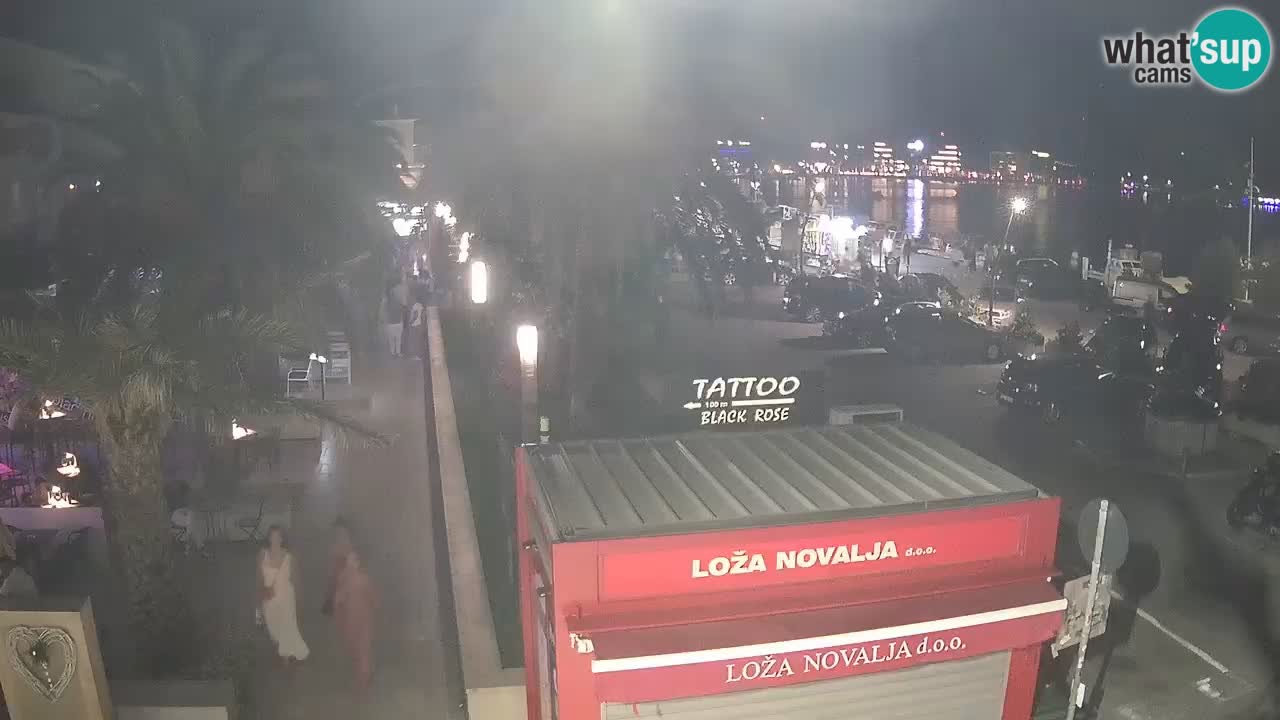 Camera en diecto Novalja – Obala Petra Krešimira IV