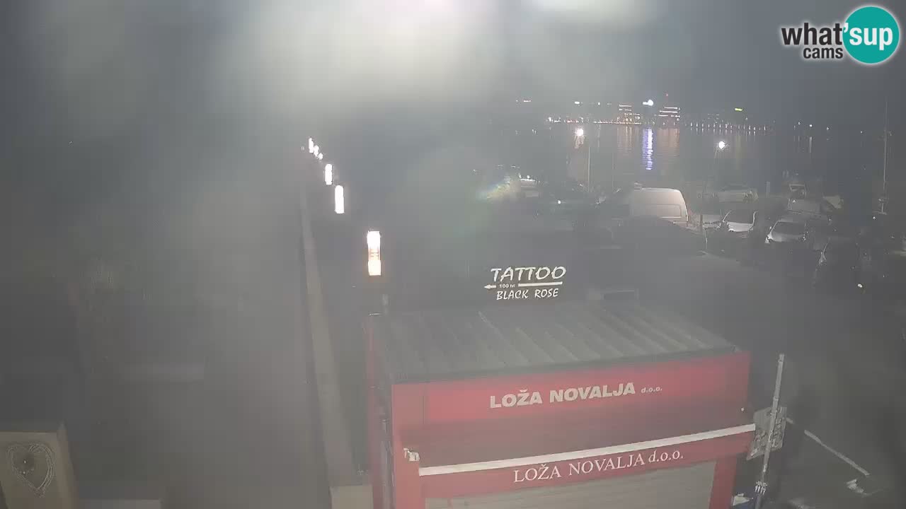 Live cam Novalja – Obala Petra Krešimira IV