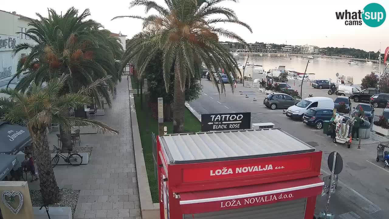 Live cam Novalja – Obala Petra Krešimira IV