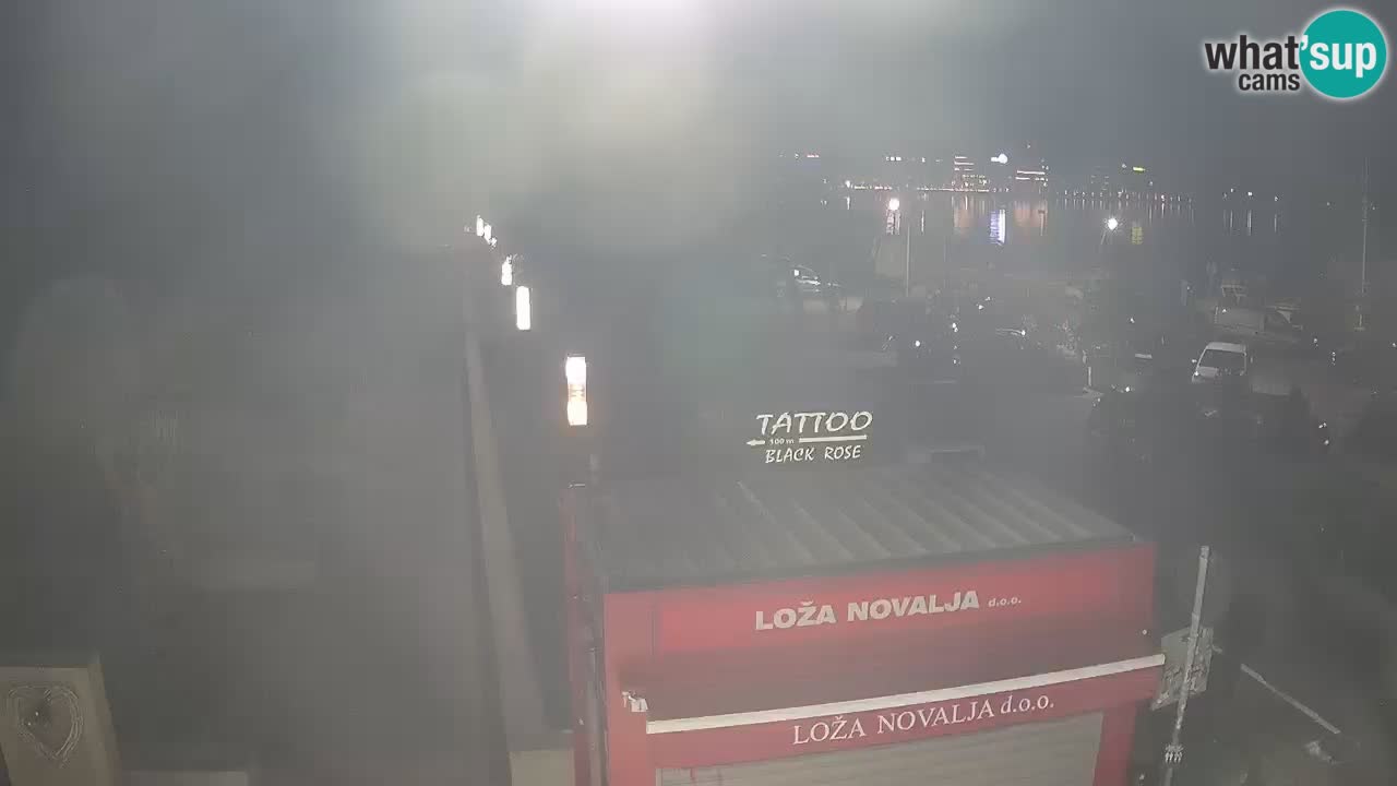 Live cam Novalja – Obala Petra Krešimira IV