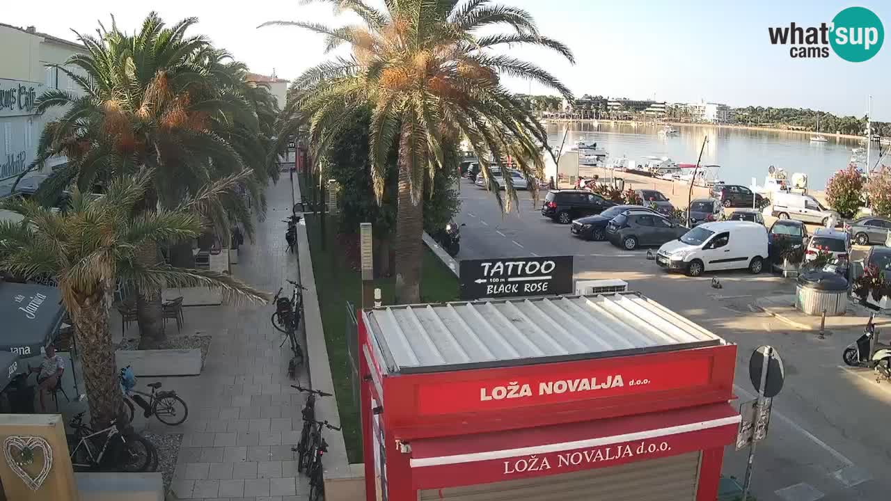 Live cam Novalja – Obala Petra Krešimira IV
