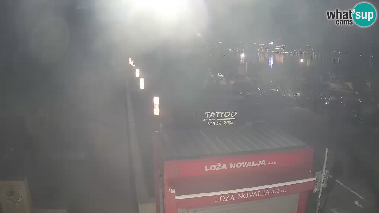 Live cam Novalja – Obala Petra Krešimira IV