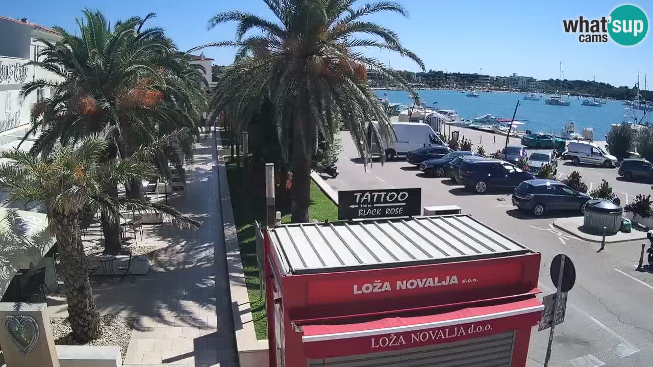 Live cam Novalja – Obala Petra Krešimira IV