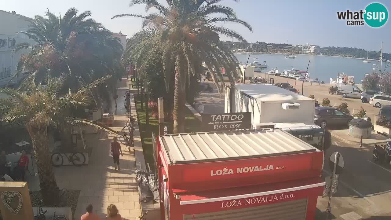 Live cam Novalja – Obala Petra Krešimira IV