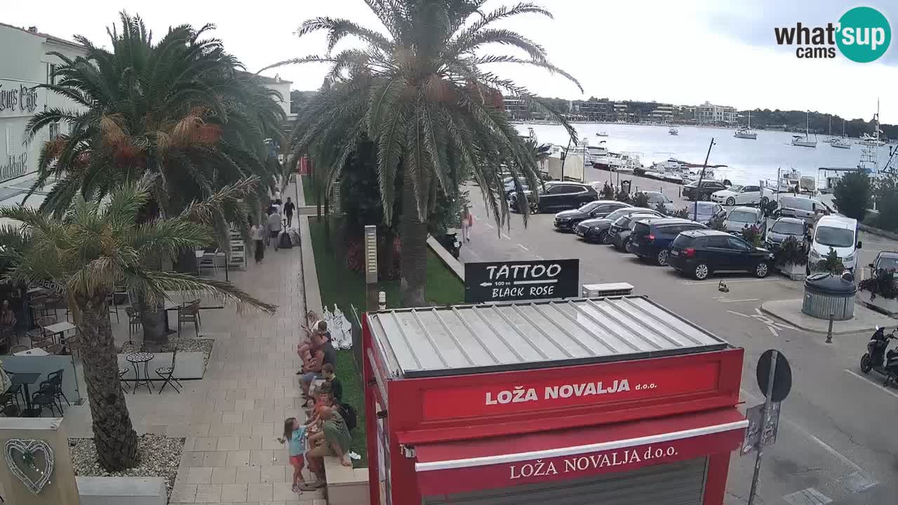 Live cam Novalja – Obala Petra Krešimira IV