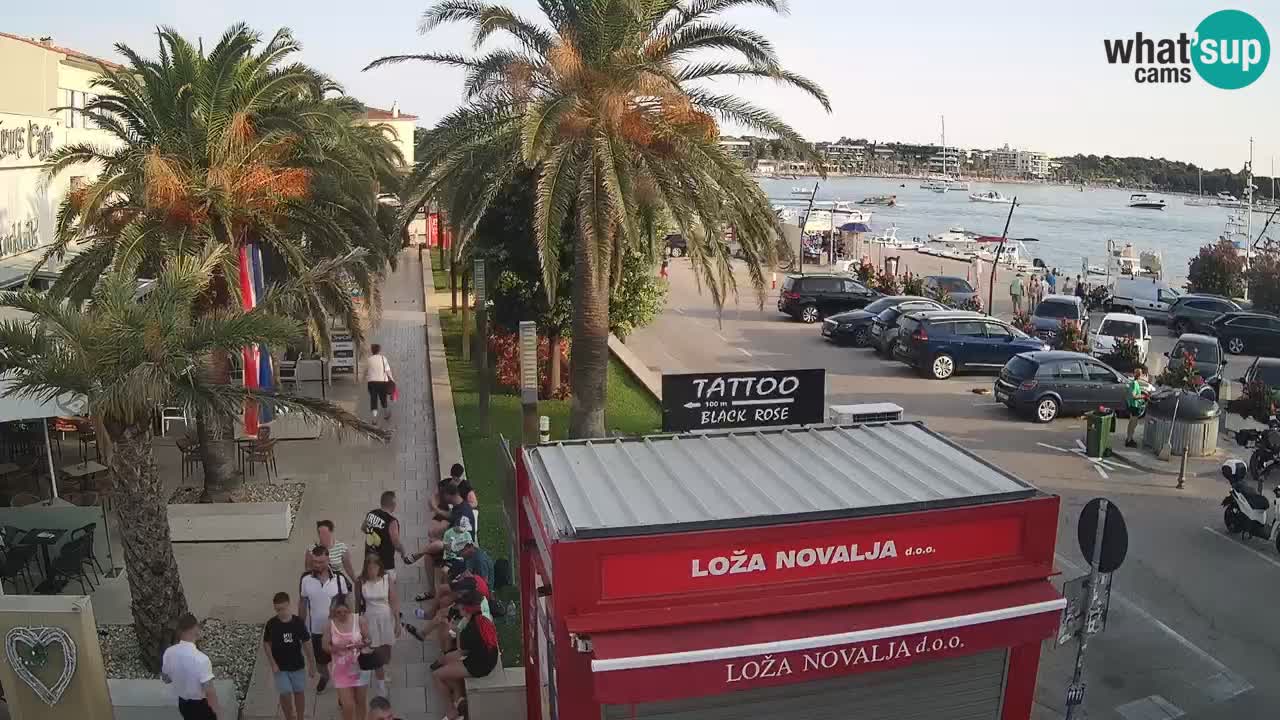 Web kamera Novalja – Obala Petra Krešimira IV
