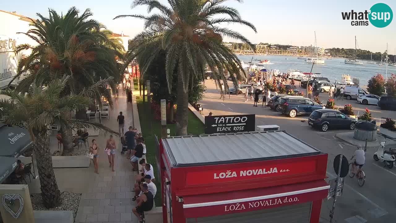 Web kamera Novalja – Obala Petra Krešimira IV