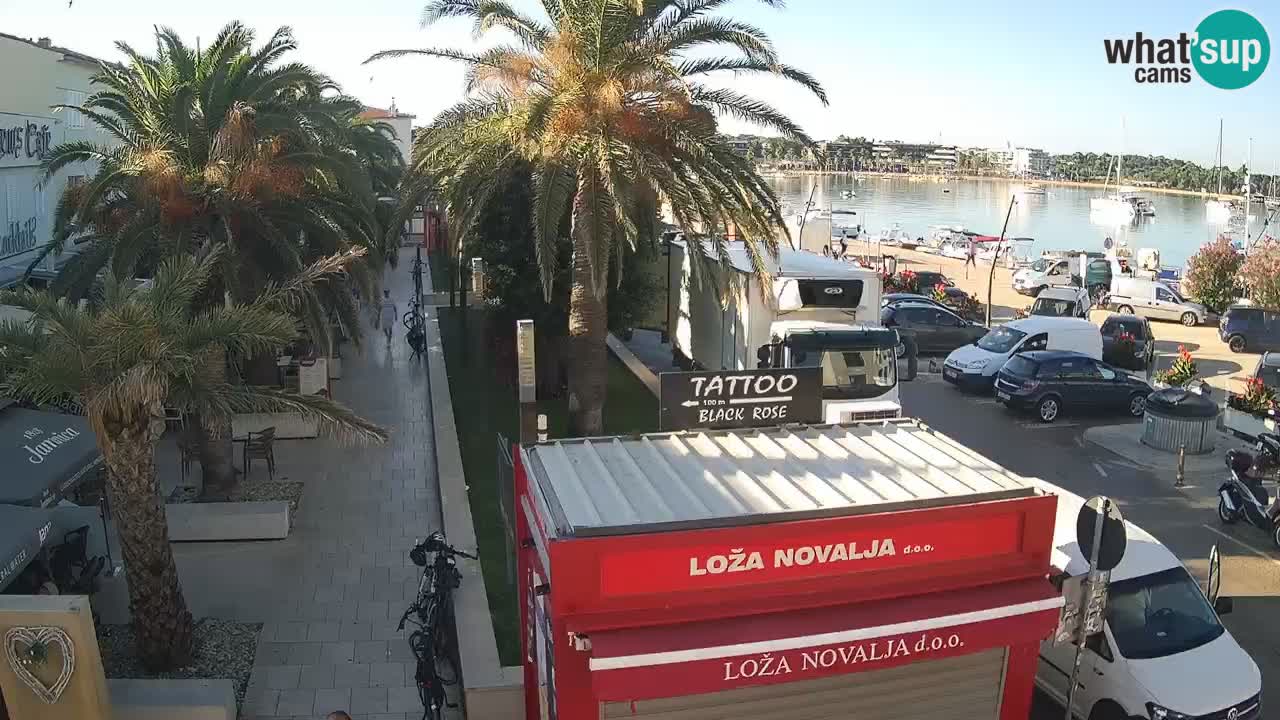 Live cam Novalja – Obala Petra Krešimira IV