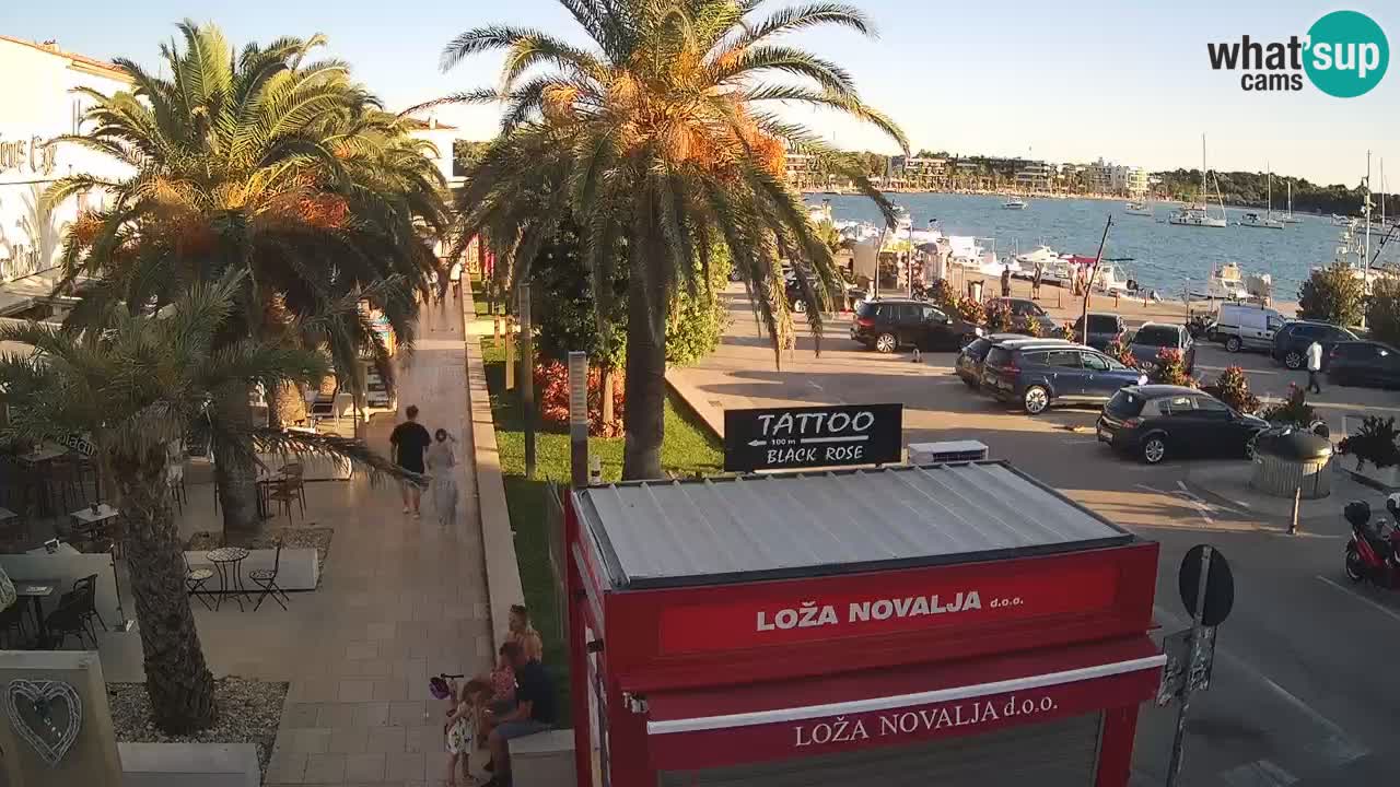 Live cam Novalja – Obala Petra Krešimira IV