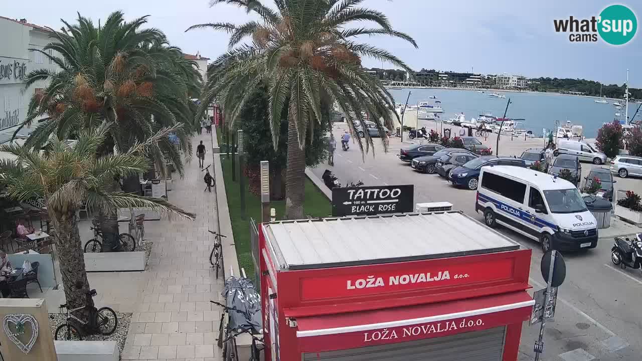 Live cam Novalja – Obala Petra Krešimira IV
