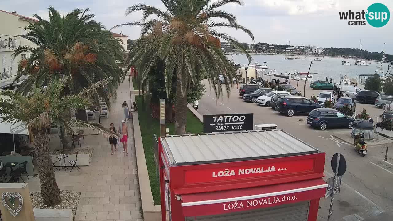 Webcam live Novalja – Obala Petra Krešimira IV