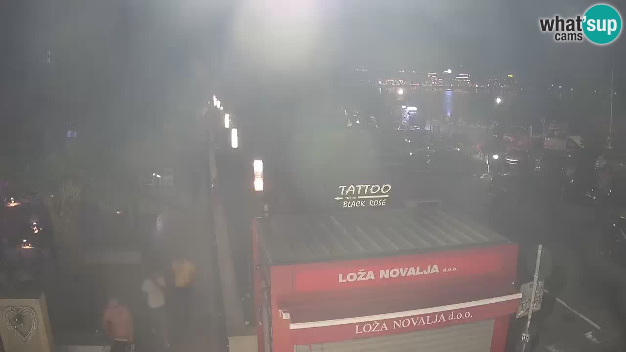 Live cam Novalja – Obala Petra Krešimira IV