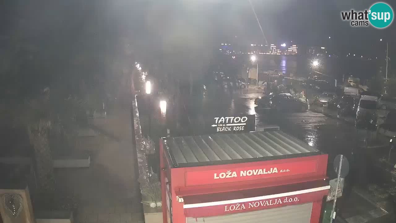 Live cam Novalja – Obala Petra Krešimira IV