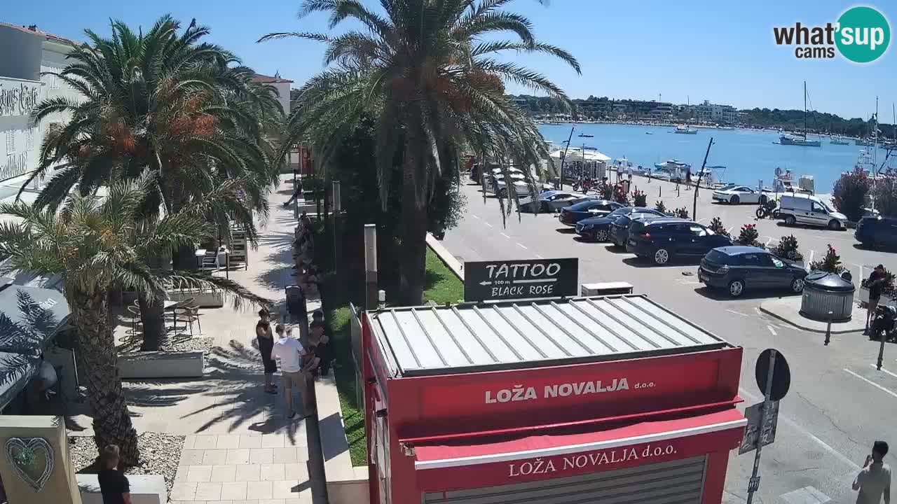 Live cam Novalja – Obala Petra Krešimira IV