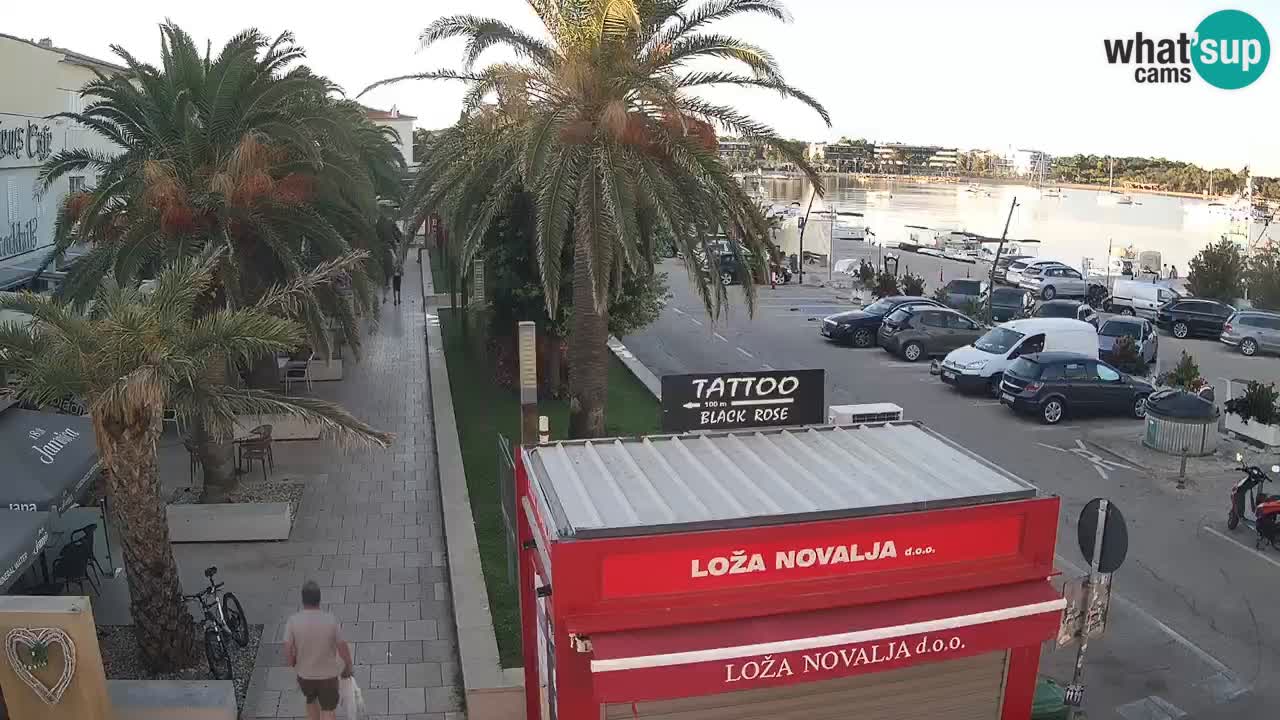 Live cam Novalja – Obala Petra Krešimira IV