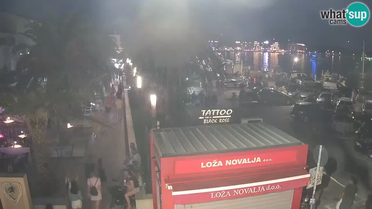 Live cam Novalja – Obala Petra Krešimira IV