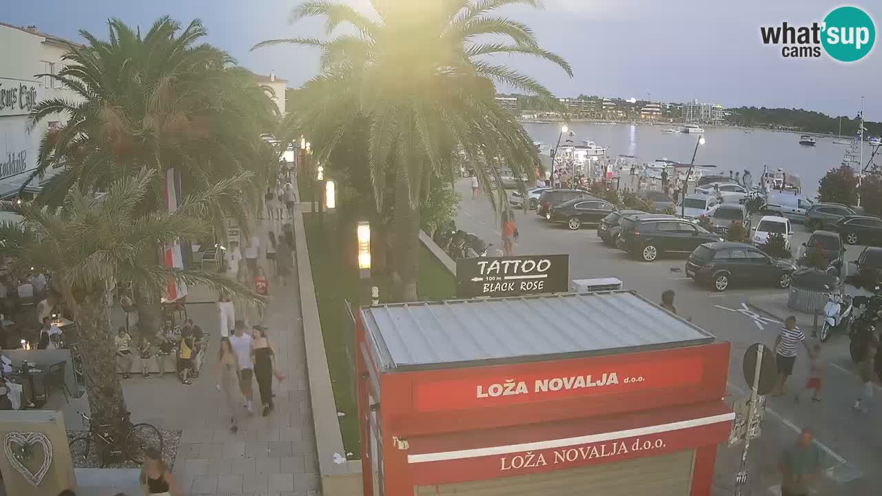 Live cam Novalja – Obala Petra Krešimira IV