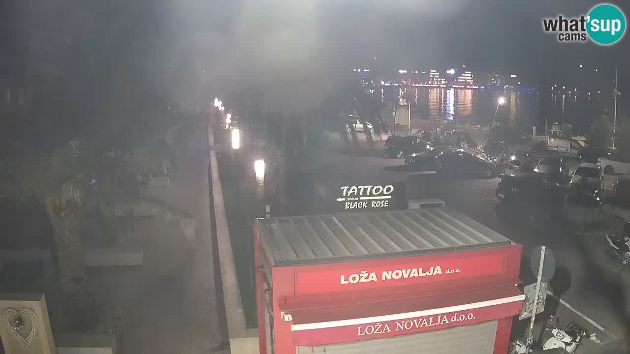 Live cam Novalja – Obala Petra Krešimira IV
