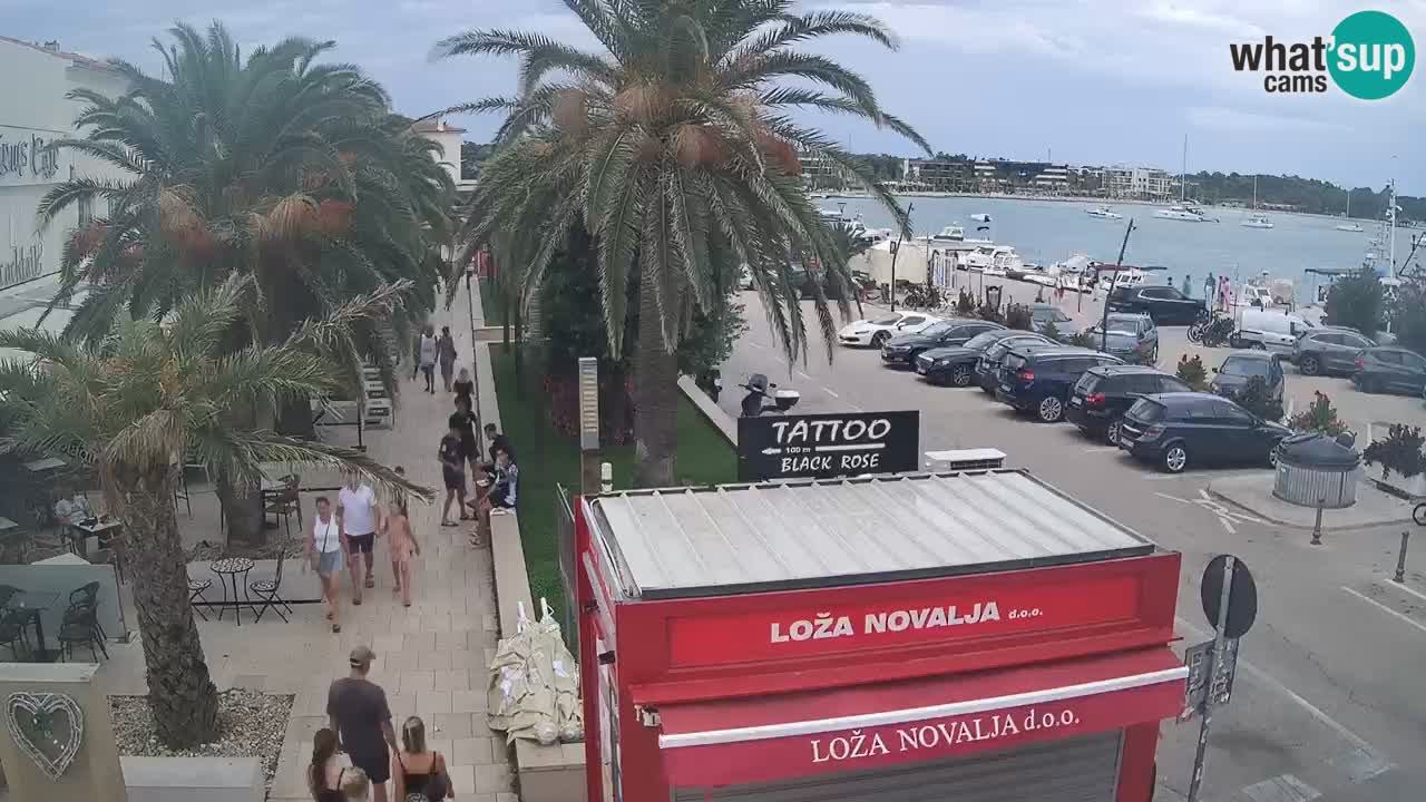 Live cam Novalja – Obala Petra Krešimira IV
