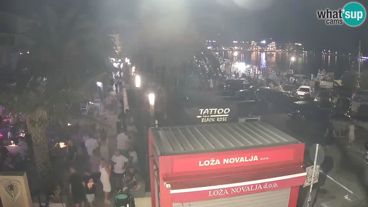 Live cam Novalja – Obala Petra Krešimira IV