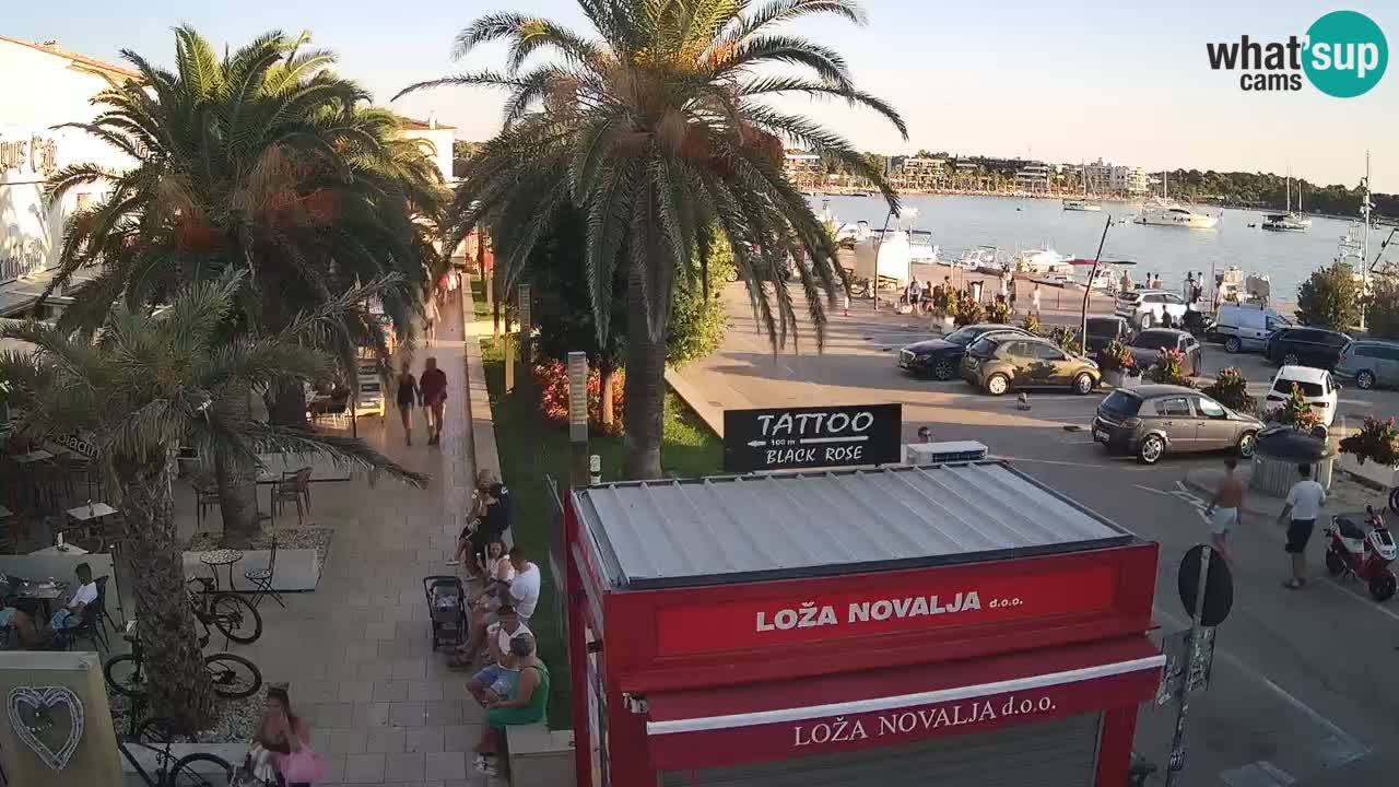 Live cam Novalja – Obala Petra Krešimira IV