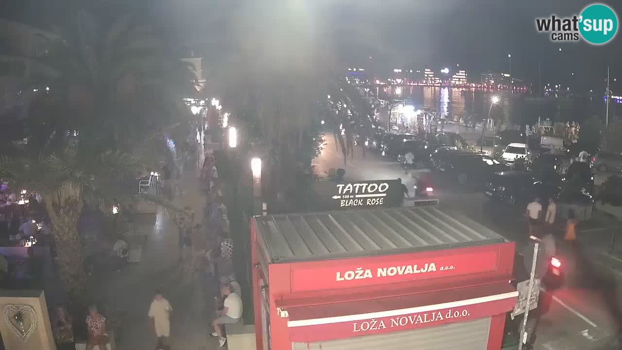 Live cam Novalja – Obala Petra Krešimira IV
