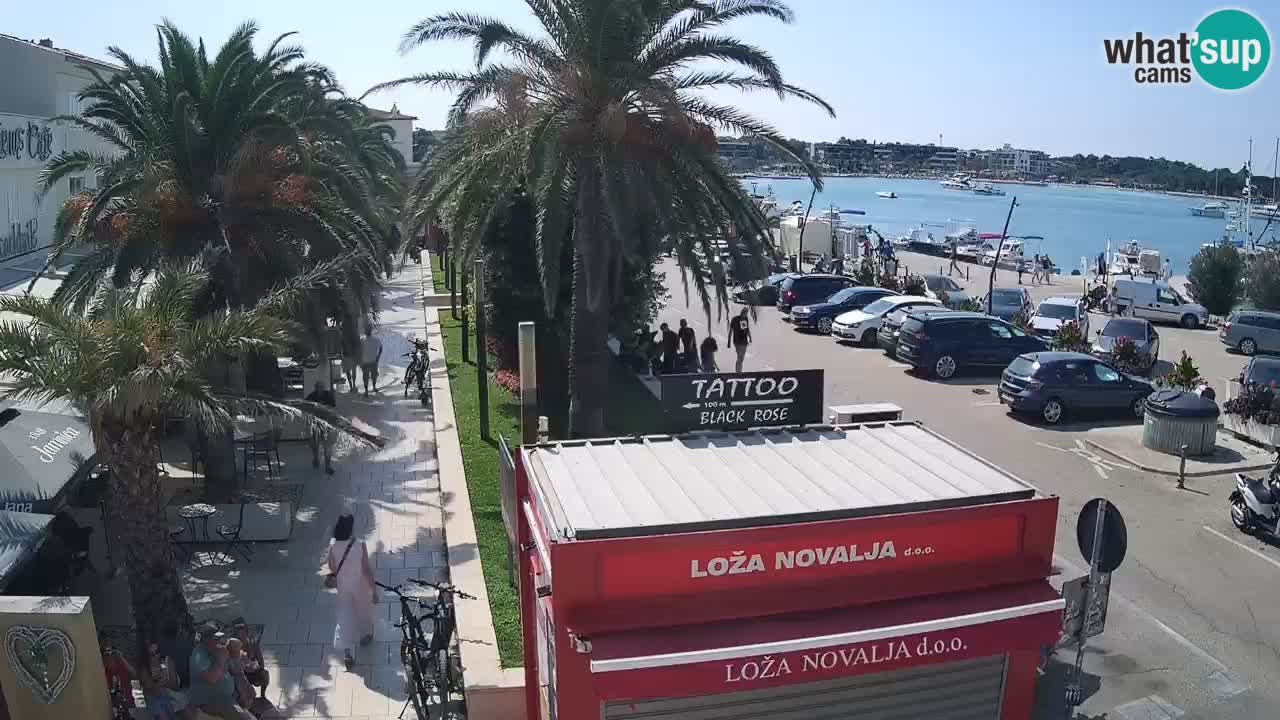 Live cam Novalja – Obala Petra Krešimira IV
