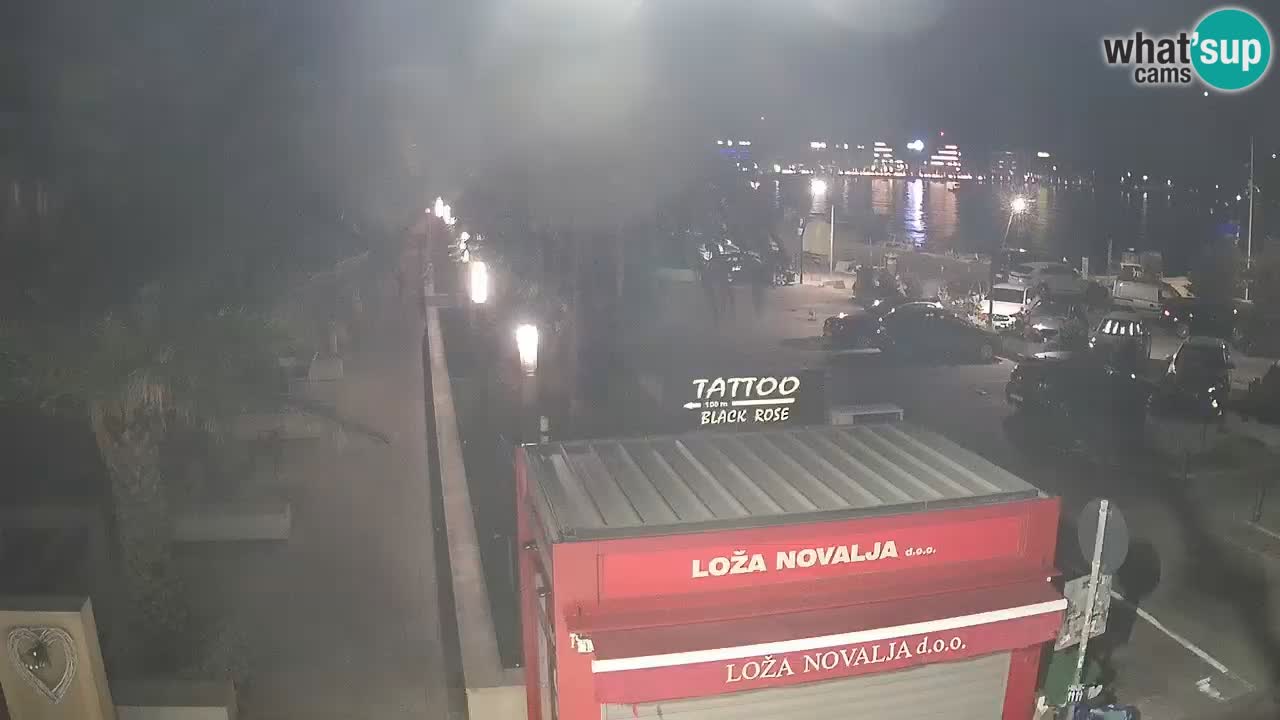 Live cam Novalja – Obala Petra Krešimira IV