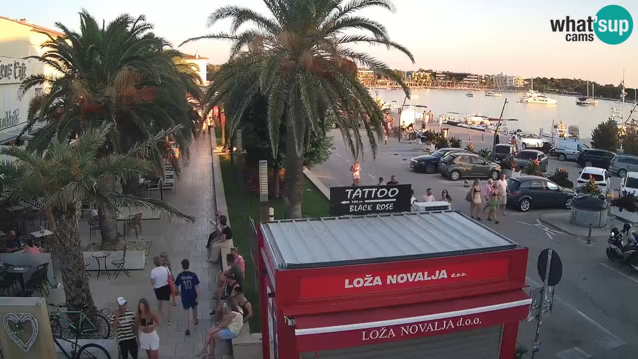 Live cam Novalja – Obala Petra Krešimira IV
