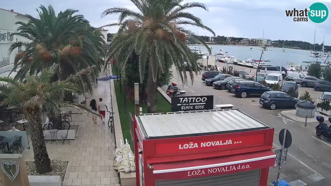 Webcam live Novalja – Obala Petra Krešimira IV
