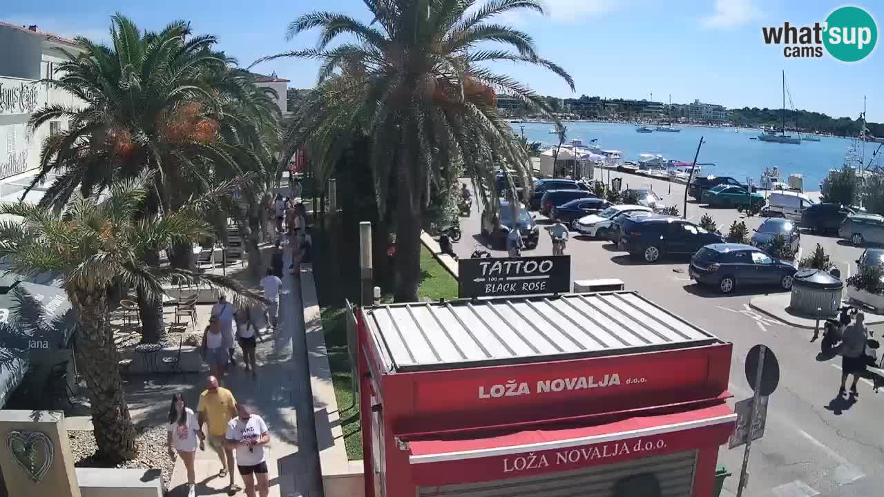 Live cam Novalja – Obala Petra Krešimira IV