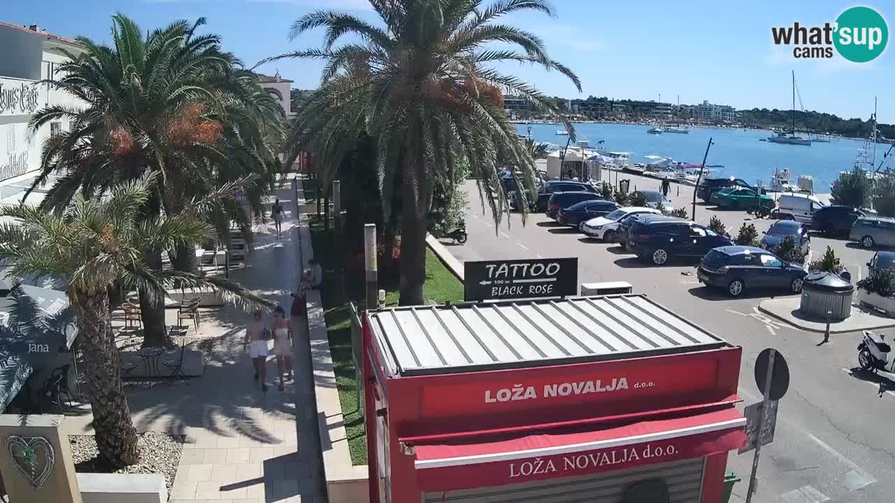 Live cam Novalja – Obala Petra Krešimira IV
