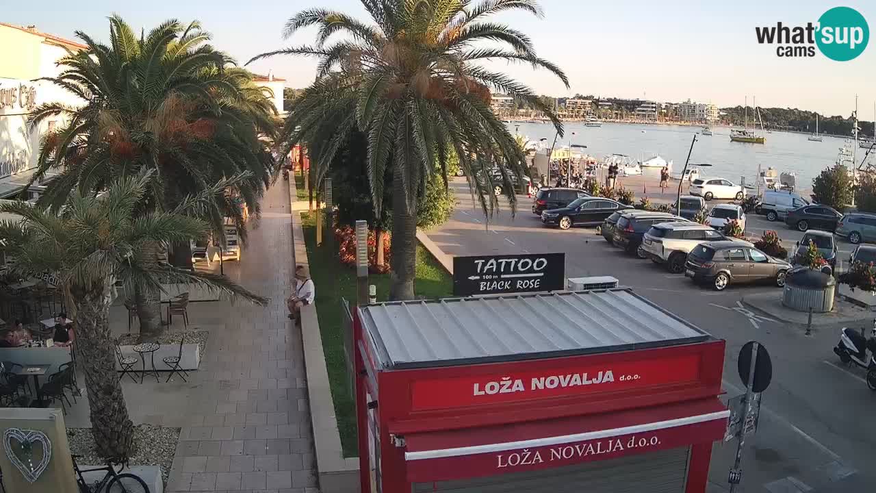Web kamera Novalja – Obala Petra Krešimira IV