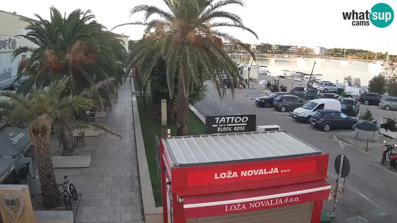 Webcam live Novalja – Obala Petra Krešimira IV