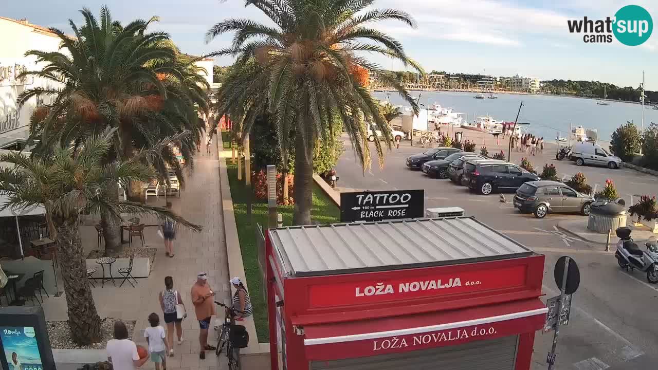 Live cam Novalja – Obala Petra Krešimira IV