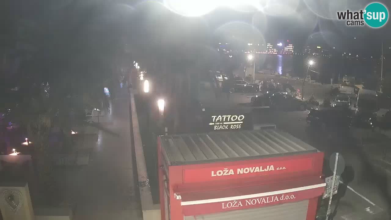 Live cam Novalja – Obala Petra Krešimira IV