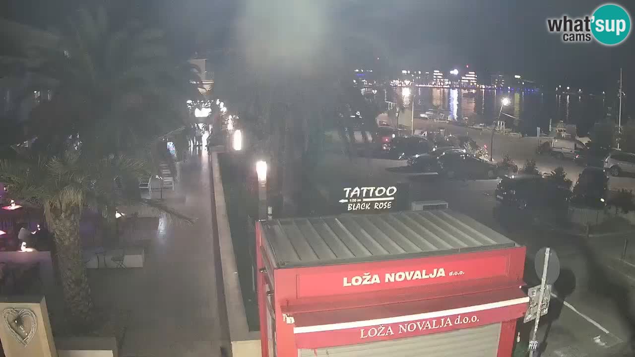 Live cam Novalja – Obala Petra Krešimira IV
