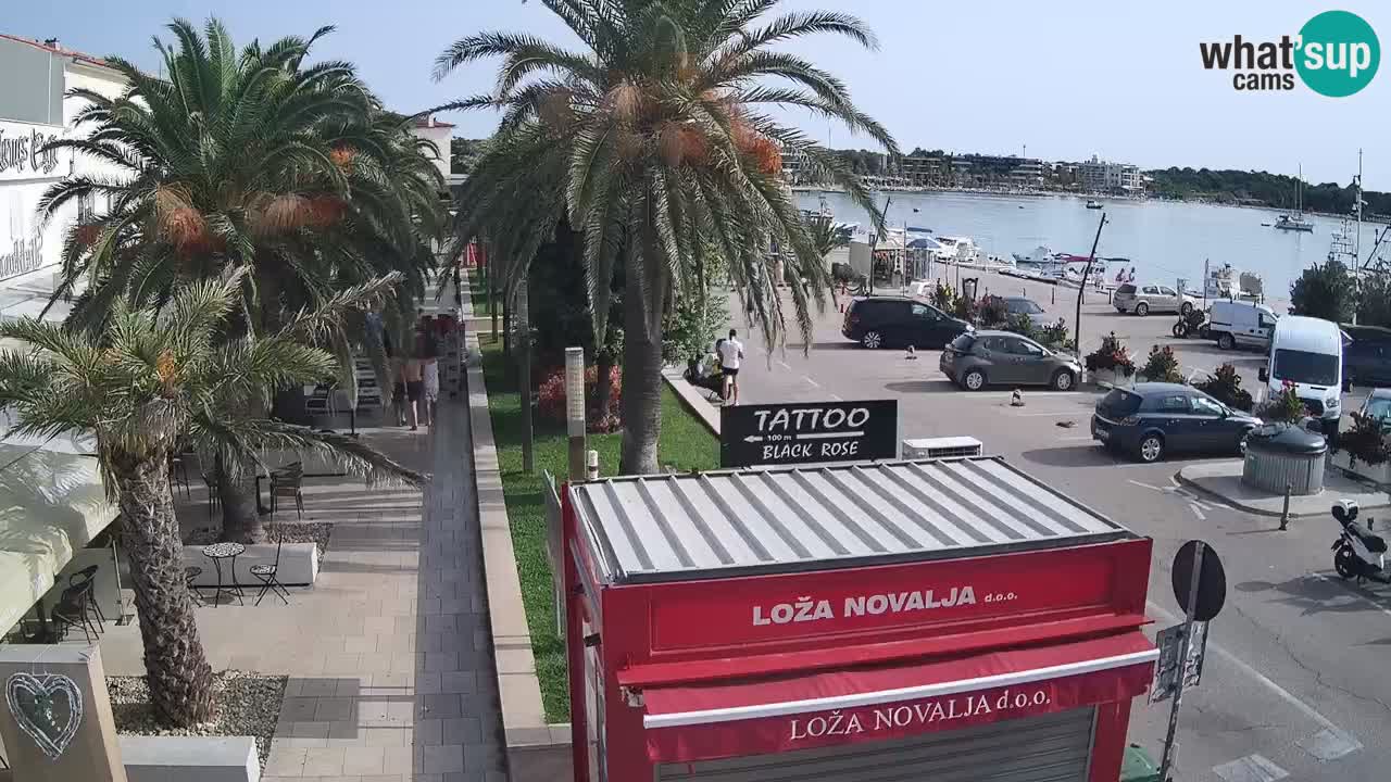 Live cam Novalja – Obala Petra Krešimira IV