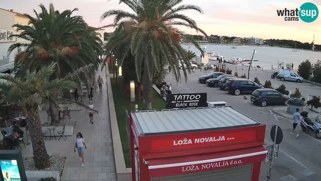 Live cam Novalja – Obala Petra Krešimira IV