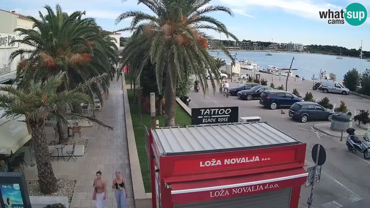 Live cam Novalja – Obala Petra Krešimira IV