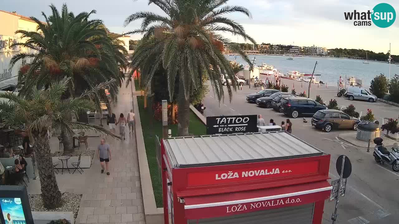 Live cam Novalja – Obala Petra Krešimira IV