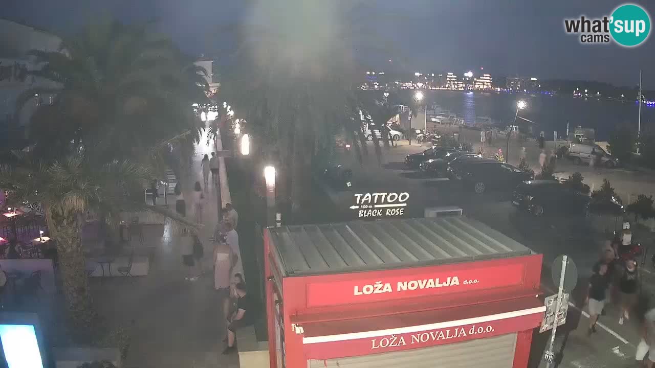 Live cam Novalja – Obala Petra Krešimira IV