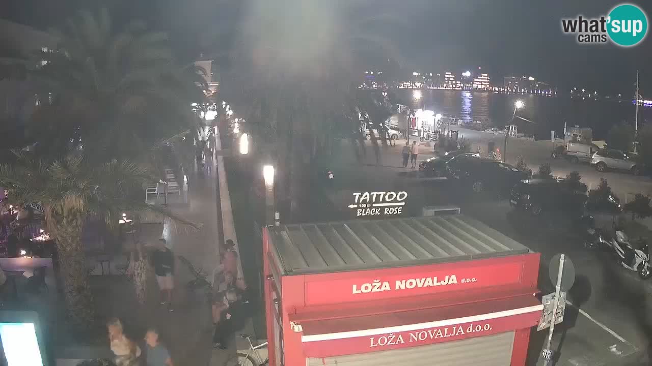 Live cam Novalja – Obala Petra Krešimira IV