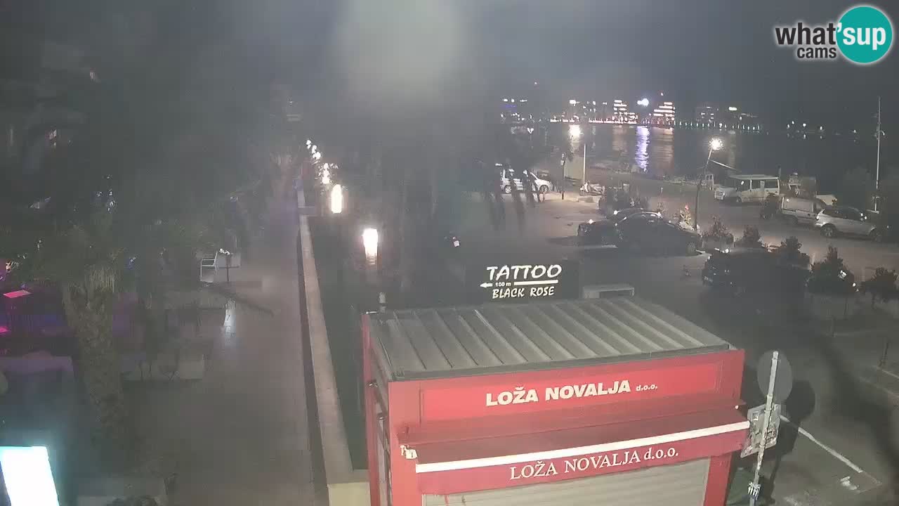 Live cam Novalja – Obala Petra Krešimira IV