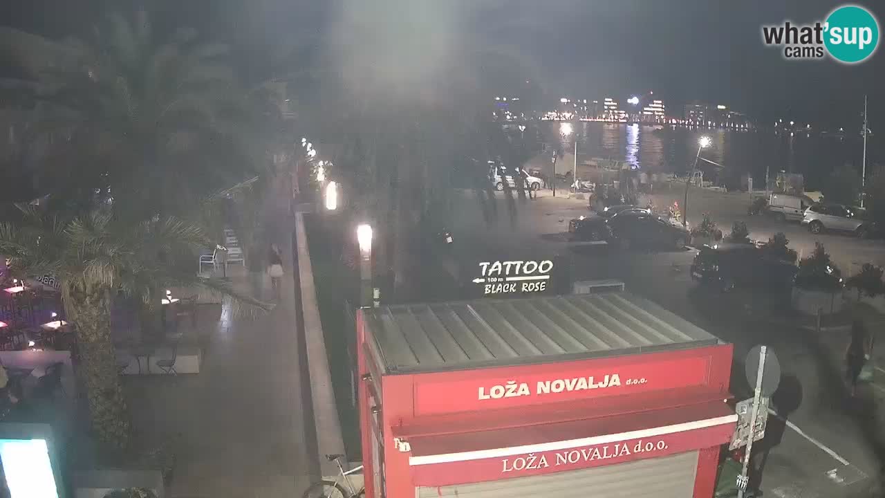Live cam Novalja – Obala Petra Krešimira IV