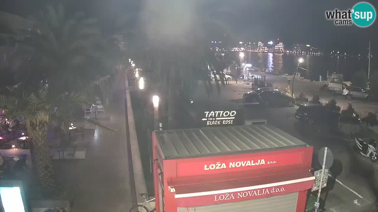 Live cam Novalja – Obala Petra Krešimira IV
