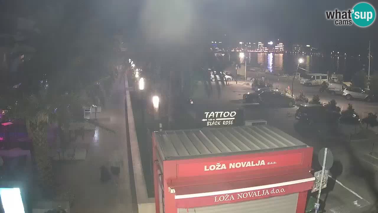 Live cam Novalja – Obala Petra Krešimira IV